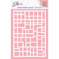 Nellie's Choice • stencil a6 size rectangles - thumbnail