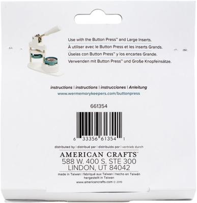 We R Makers • button press rozetten set wit