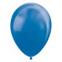 Globos Ballonnen metallic blue 30cm, 10st. - thumbnail