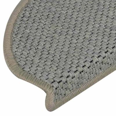 VidaXL Trapmatten zelfklevend 15 st sisal-look 65x21x4 cm lichtgroen - thumbnail