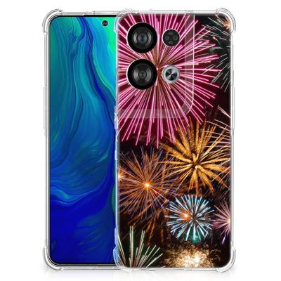OPPO Reno8 Anti Shock Bumper Case Vuurwerk OPPO Reno8 Anti Shock Bumper Case Vuurwerk