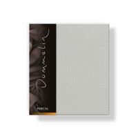 Dommelin Dommelin Kussensloop Uni Percal 200TC 523 Zilver 60x70 - thumbnail