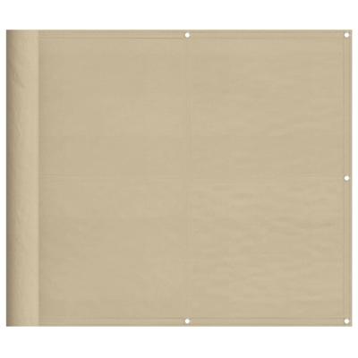 VidaXL Balkonscherm 90x700 cm 100% oxford polyester beige VidaXL Balkonscherm 90x700 cm 100% oxford polyester beige