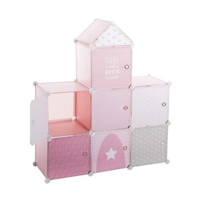 Planken Atmosphera Pink Castle Kinderen Modulair Polypropyleen (95,5 x 32 x 109 cm)