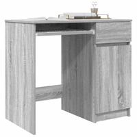 Bureau 86x49x76 cm spaanplaat grijs sonoma - thumbnail