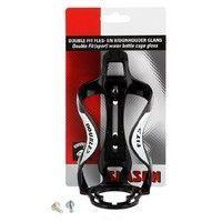 Simson bidonhouder double fit bidon-fles glans zwart kaart - thumbnail