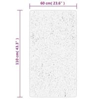 Vloerkleed PAMPLONA shaggy hoogpolig modern 60x110 cm antraciet - thumbnail