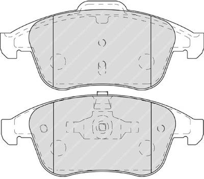 Remblokken set FDB4249