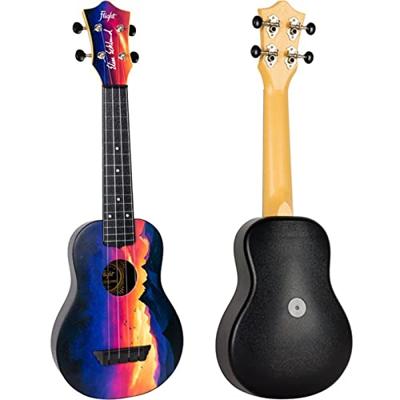 Flight Travel Series TUS-EE Sunset Elise Ecklund Signature sopraan ukelele met gigbag Flight Travel Series TUS-EE Sunset Elise Ecklund Signature sopraan ukelele met gigbag