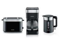 Severin WK9265 Waterkoker 1.7L 2200W Zwart/RVS - thumbnail