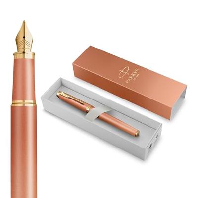 Parker IM Rituals vulpen, oranje GT, medium, giftbox Parker IM Rituals vulpen, oranje GT, medium, giftbox