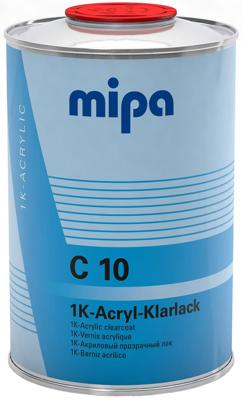 Mipa blanke lak "c 10" clear paint 1k c10 1l