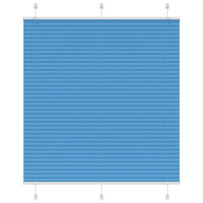 Pliss rolgordijn 120x150cm stofbreedte 119,4cm polyester blauw