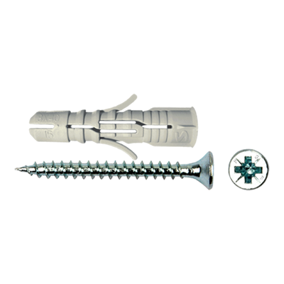 pgb-Europe SMART | plug +schroef vzk Ø 5x25 NZn | 20 st - SM0PUSN0105050025H