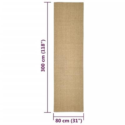 Sisalmat voor krabpaal 80x300 cm