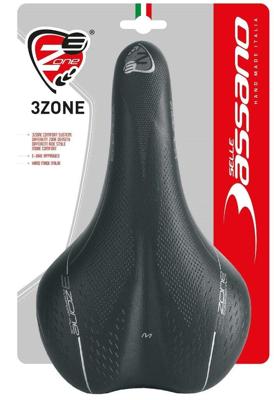 Selle Bassano zadel Volare Comfort Plus heren zwart