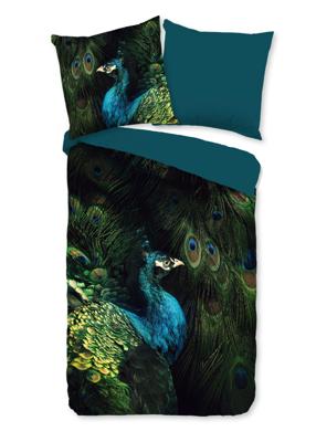 Good Morning Dekbedovertrek "pauw" - Multi - (155x220 cm) - Katoen