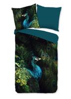 Good Morning Dekbedovertrek "pauw" - Multi - (155x220 cm) - Katoen - thumbnail