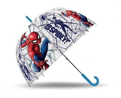 Kids kinderparaplu Spider Man 45,5 cm rood/blauw