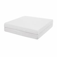 CANDIDE Ecru 2-delige opvouwbare matras - 60x120 cm - thumbnail