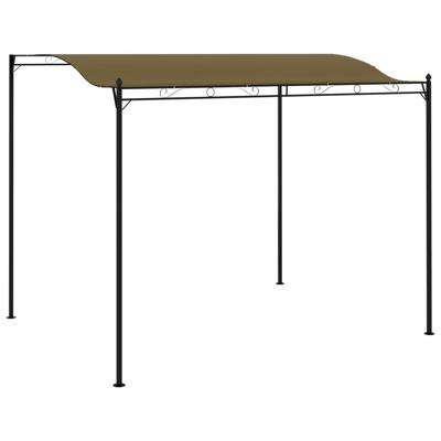 VidaXL Zonneluifel 180 g/m² 3x2,4 m taupe