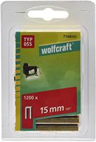 1200 nieten met smalle rug 1200 stuk(s) Wolfcraft 7166000 - thumbnail
