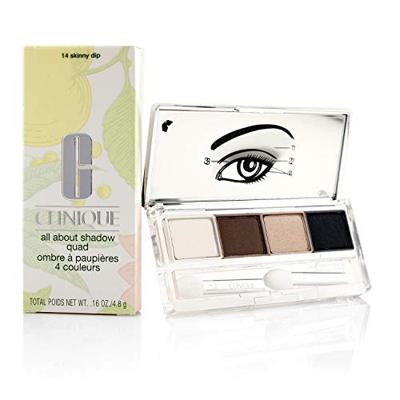 Clinique All About Shadow Eyeshadow Quad oogschaduw - 14 Skinny Dip Clinique All About Shadow Eyeshadow Quad oogschaduw - 14 Skinny Dip