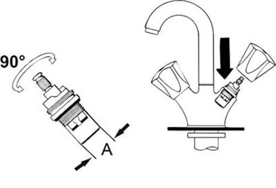 Cornat Kraanbinnenwerk Ceramisch 90Graden - TEC303001