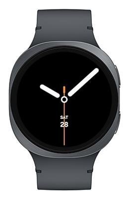 Samsung Galaxy Watch 8 3,81 cm (1.5") AMOLED 44 mm Digitaal 480 x 480 Pixels Touchscreen Grafiet Wifi GPS