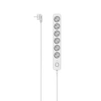 Hama 00116078 Stekkerdoos met schakelaar Wit Randaarde stekker 1 stuk(s) - thumbnail