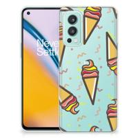 OnePlus Nord 2 5G | Siliconen Case | Icecream - thumbnail