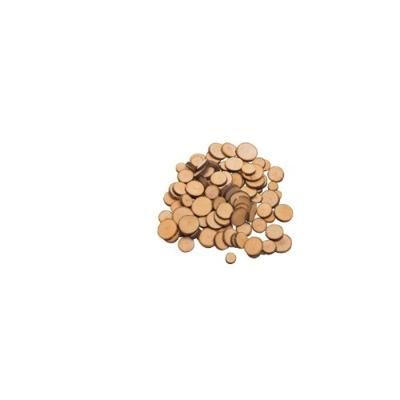 Goki houten takkenschijfjes knutselmateriaal, 100st.