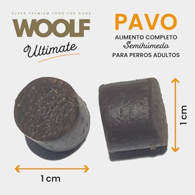 Volledig Hondenvoer voor Volwassenen, Halfvochtig, Kalkoen, 1 kg, Zachte Textuur, Beperkte Natuurlijke Ingrediënten, Hoog Vleesgehalte, Ideaal voor Senioren, Evenwichtige Formule