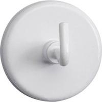 Maul Magneet (Ø x h) 36 mm x 36 mm Rond, Met haak Wit 5 stuk(s) 6158002 - thumbnail