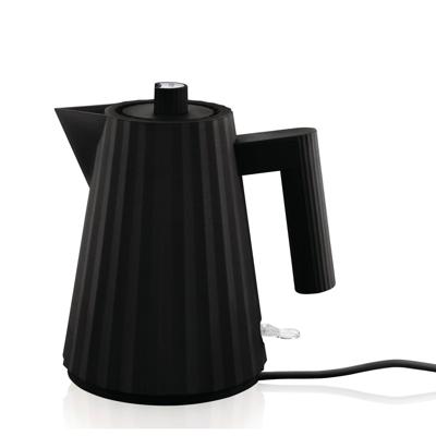 Alessi Plissé Waterkoker 1 l zwart