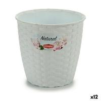 Stefanplast Wit Plastic 14 x 13 x 14 cm (12 Stuks) - thumbnail