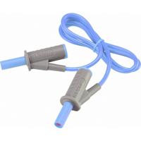 VOLTCRAFT MSB-501 Veiligheidsmeetsnoer Banaanstekker 4 mm Banaanstekker 4 mm 0.75 m Blauw 1 stuk(s) - thumbnail