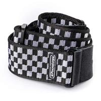 Dunlop D38-31BK gitaarband Black and White Checkers - thumbnail