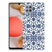 Samsung Galaxy A42 | TPU Case | Flower Blue - thumbnail