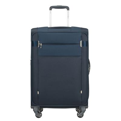 Samsonite trolley Citybeat Spinner 66 cm. Expandable donkerblauw