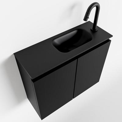 MONDIAZ TURE 60cm toiletmeubel urban. EDEN wastafel urban rechts 1 kraangat