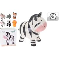 Spaarpot dieren aardewerk 6 assorti - thumbnail