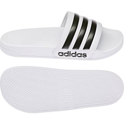 adidas Adilette Shower Slippers Wit Zwart adidas Adilette Shower Slippers Wit Zwart