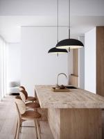 Hanglamp zwart design &apos;Versale&apos; rond 50 cm - thumbnail