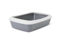 Kattenbak Iriz grijs Medium 50x37x14 cm - thumbnail