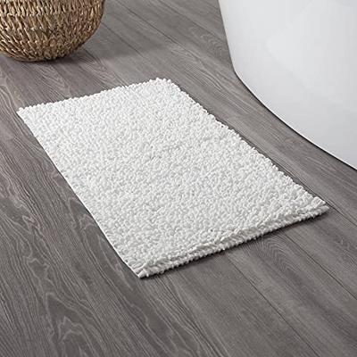 Badmat Sealskin Twist 60x120 cm Microfibre Wit