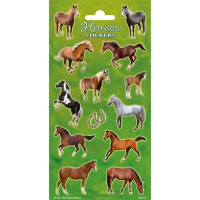 Paarden Stickervel Doos 10 Stuks