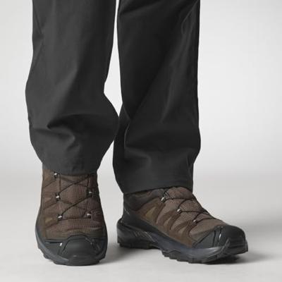 Salomon X ULTRA 360 LEATHER GORE-TEX Lage Wandelschoen Heren Dark Earth/Delicioso/Sharkskin 8 Salomon X ULTRA 360 LEATHER GORE-TEX Lage Wandelschoen Heren Dark Earth/Delicioso/Sharkskin 8