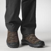 Salomon X ULTRA 360 LEATHER GORE-TEX Lage Wandelschoen Heren Dark Earth/Delicioso/Sharkskin 8 - thumbnail