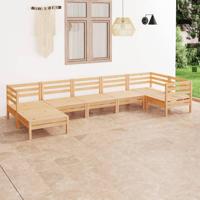 7-delige Loungeset massief grenenhout - thumbnail